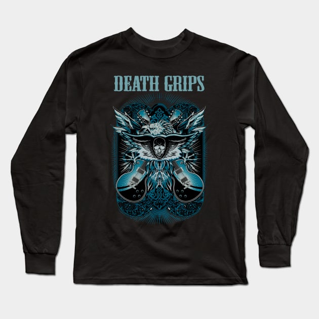 DEATH GRIPS BAND Long Sleeve T-Shirt by batubara.studio